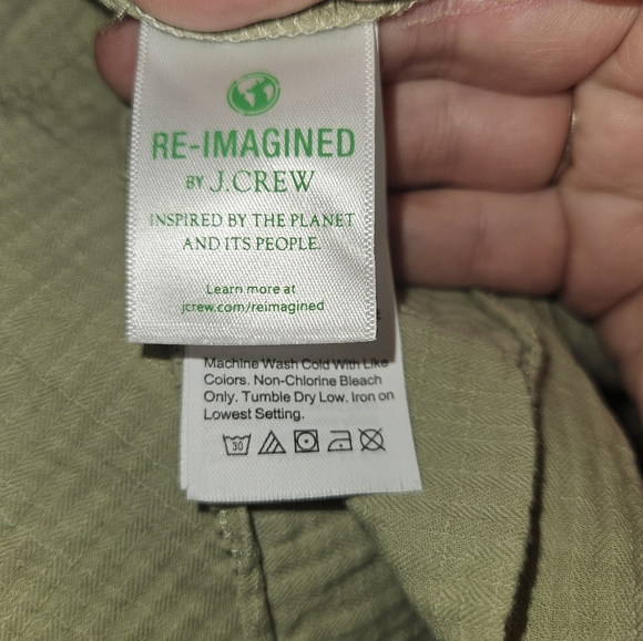 J.Crew Womans Long Sleeve Green Size XS - Picture 10 of 11